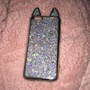 Glittery Cat iPhone 6/6s case